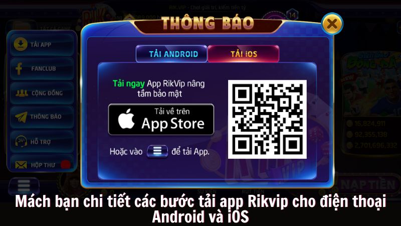 Mách bạn chi tiết các bước tải app Rikvip cho điện thoại Android và iOS